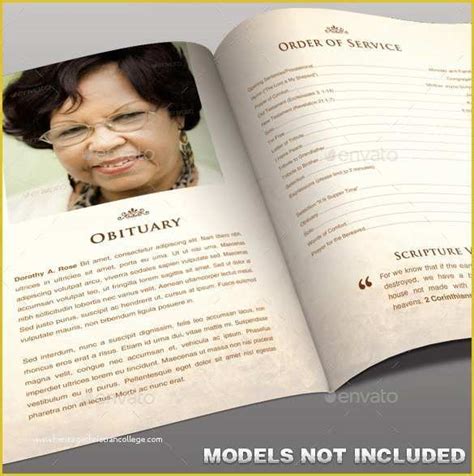 Free Obituary Program Template Download Of Pin On Funeral Program ...