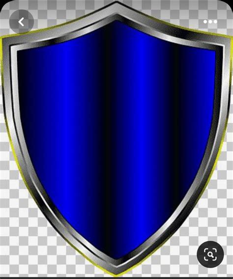 a blue and silver shield on a transparent background png clipart free ...