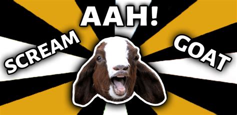 Scream Goat | Sound Button Meme - Téléchargement de l'APK pour Android | Aptoide