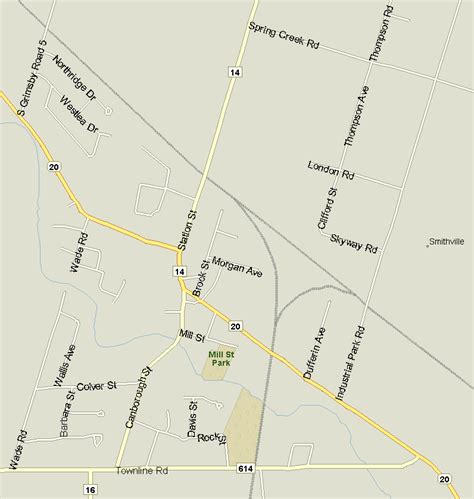 Smithville Map, Ontario - Listings Canada