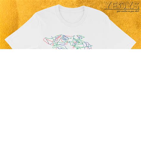 Vail Colorado Ski Pist Map T-Shirt | yeoys.com