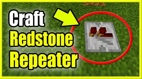 Minecraft Redstone Repeater Crafting Recipe | Besto Blog