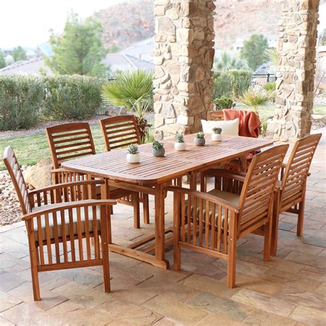 Wood Outdoor Dining Sets at Scarlet McDavid blog