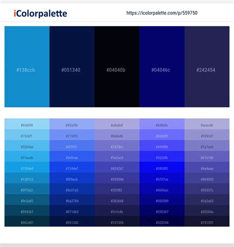 2580+ Latest Color Schemes with Midnight Blue And Midnight Blue Color tone combinations | 2023 ...