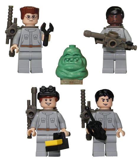 Custom 2" Ghostbusters & Slimer Mini Figurines by Custom Bricks | Lego minifigs, Custom lego, Lego