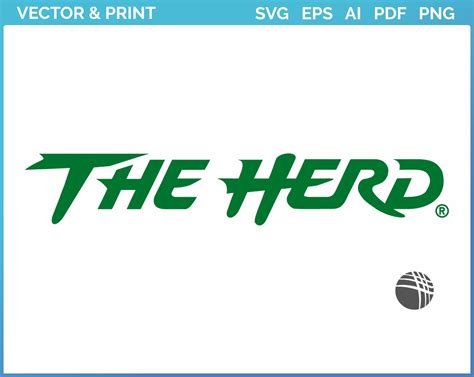 Marshall Thundering Herd - Wordmark Logo (2001) - College Sports Vector SVG Logo in 5 formats