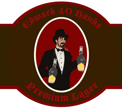 Edward 40 Hands Premium Lager Label – Erica Clifford