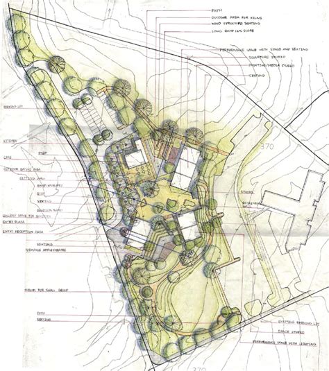 Landscape Architecture Rendered Site Plan - Landscape Architecture Modern Park Design