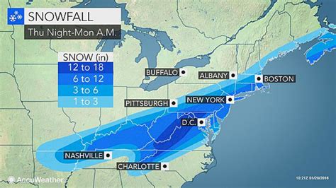 Big Snowstorm Forecast Sends a Shiver Up the East Coast - The New York Times