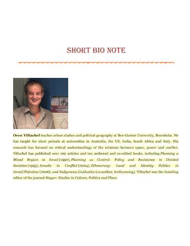 Short Bio - 8+ Examples, Format, How to, PDF, Tips