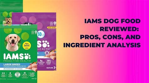 IAMS Dog Food Reviewed: Pros, Cons, and Ingredient Analysis - YouTube