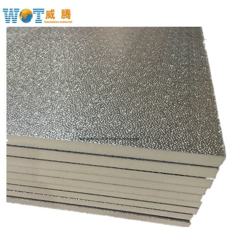 Thermal Insulation Polyurethane Foam Board with Aluminum Foil Coat ...