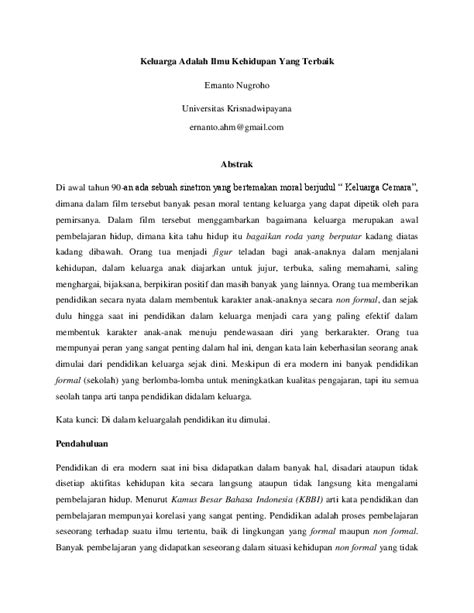 (DOC) paper narasi dengan format artikel ilmiah | ernanto nugroho - Academia.edu