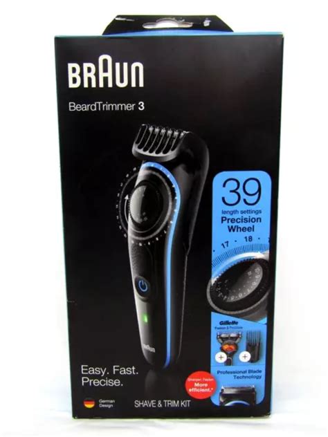 BRAUN BEARD TRIMMER 3 - Shave & Trim Kit BT3240 - SEALED $39.99 - PicClick