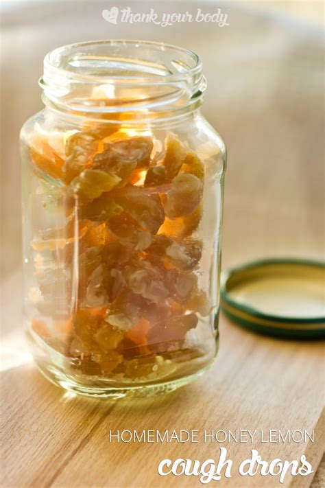 Recipe: Homemade Honey Lemon Cough Drops with Ginger