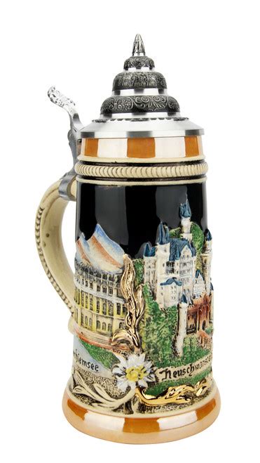 Bavarian Castles Beer Stein | Bavarian Beer Stein