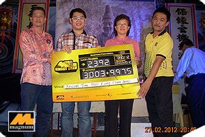 Magnum 4D Jackpot Prize Structure - Lucky Sarawakian wins highest 4D Jackpot / Search the best ...