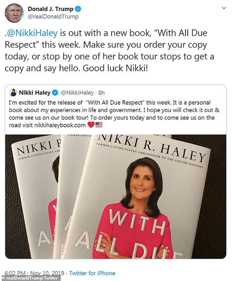 Explosive Revelation in New Nikki Haley Book, 'With All Due Respect ...