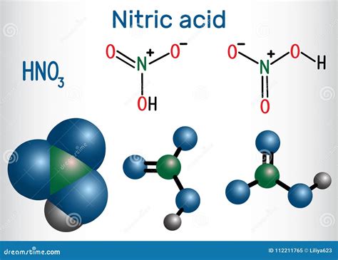 NO3 Nitrate Molecule Vector Illustration | CartoonDealer.com #70328436