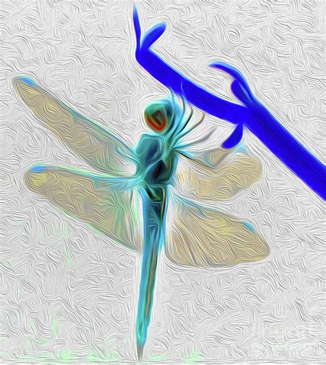 Mystical Dragonfly Mixed Media by Jimi Bush - Fine Art America