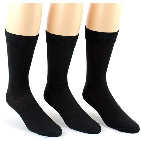 Classic Black Dress Socks Men’s Crew Sock | Black dress socks, Classic black dress, Mens dress socks