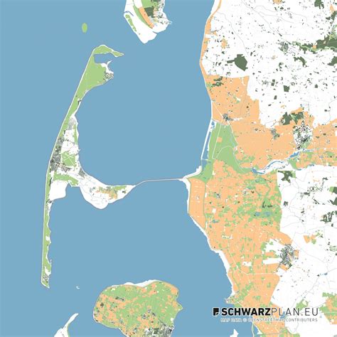 Site Plan & Figure Ground Plan of Sylt for download as PDF, DWG Plan, 1 ...