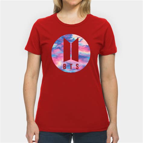 BTS - Logo Aesthetic Pastel Tiedye - Bts - T-Shirt