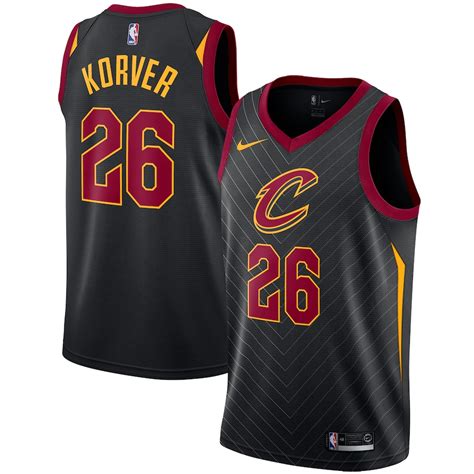 Nike Kyle Korver Cleveland Cavaliers Black Swingman Jersey - Statement Edition