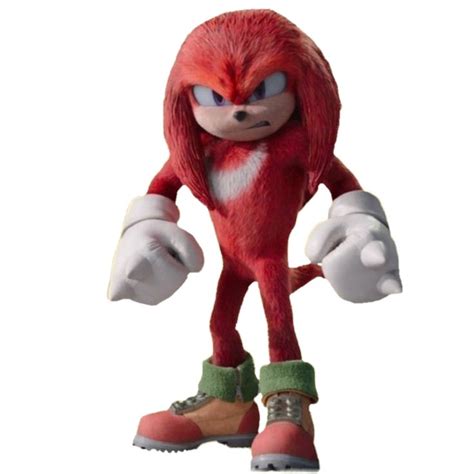 Knuckles The Echidna - Sonic Movie 2 PNG by CrossoverKing16 on ...