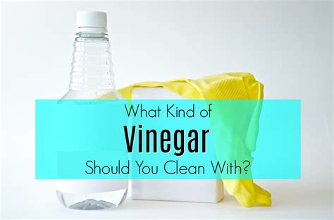 What Kind of Vinegar to Clean With - Get Green Be Well