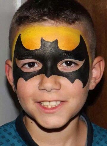 Batman face painting | Einfache gesichtsmalerei, Kinder schminken, Kinderschminken