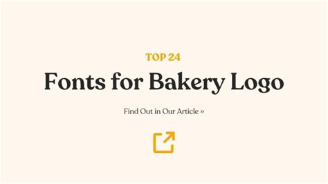 24 Best Fonts for Bakery Logo That Sprinkle Sweetness and Style