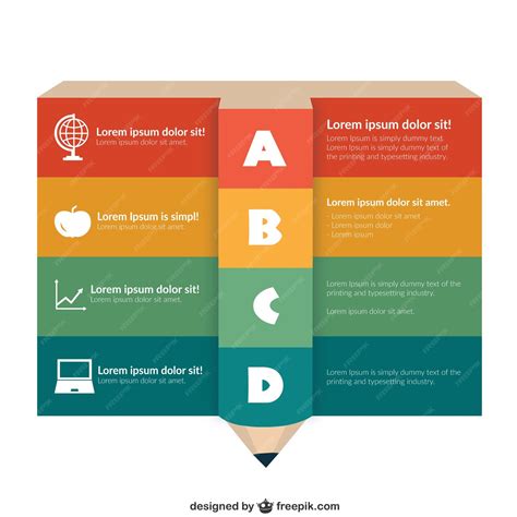 Free Vector | Education infographic template