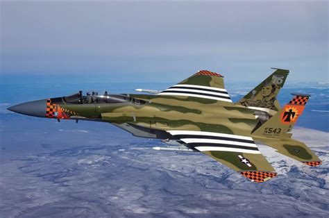 F-15C Eagle from the 114th Fighter Squadron of the Oregon Air National Guard in livery honoring ...