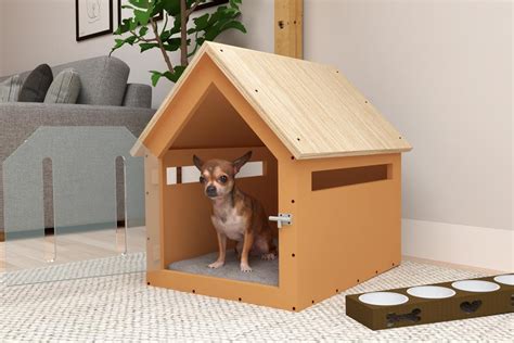 How to Build a DIY Indoor Dog House - TheDIYPlan