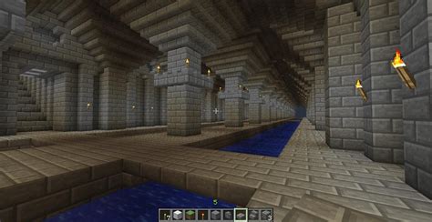 My shiny new sewer tunnel. - Imgur Minecraft Castle Designs, Minecraft ...