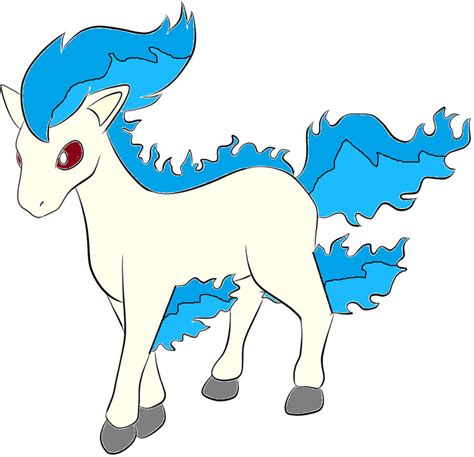 Shiny Ponyta by SakuraAlexia on DeviantArt