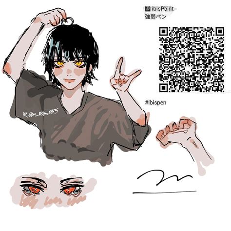 ibispaint X QR code brushes | Paint brush drawing, Art brushes, Paint brush art