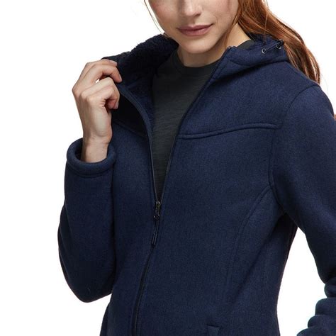 Stoic Sherpa Lined Hooded Sweater Fleece Jacket - Women's | Backcountry.com