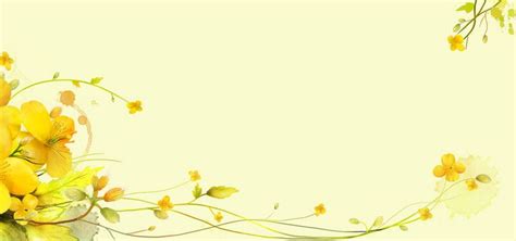 Yellow Flowers Fresh Poster Banner Background | Frame floral, Flores amarelas, Margaridas