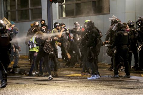 Police: Violence at Portland protest escalates to firebombs