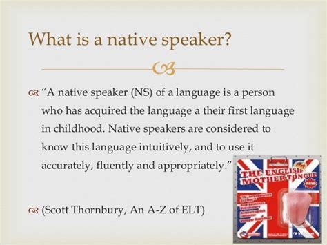 Native speaker