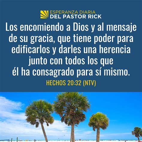 Ten Dominio de la Palabra de Dios - Pastor Rick's Daily Hope