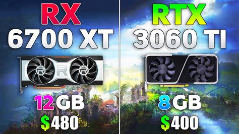 RX 6700 XT vs RTX 3060 Ti Test in 10 Games