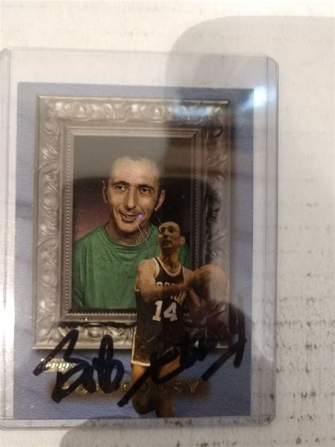 Bob cousy autograph sports card Bob Cousy, Isiah Thomas, Nba Sports ...