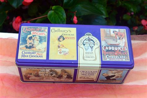 SALE! Cadbury Tin- England, Multi Colorful Graphics, Biscuits, , Label ...