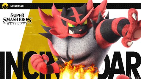 Super Smash Bros Ultimate Incineroar Wallpapers - Cat with Monocle