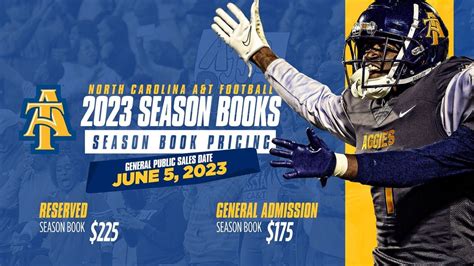 N.C. A&T Football single game tickets are on sale now!