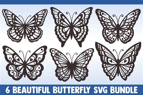 Butterfly SVG Bundle Butterflies PNG | Illustrations ~ Creative Market