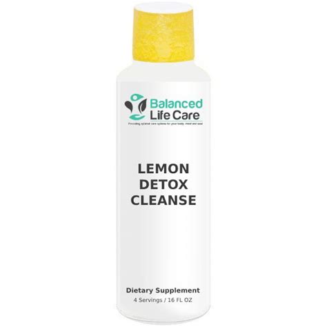 Lemon Detox Cleanse - Balanced Life Care